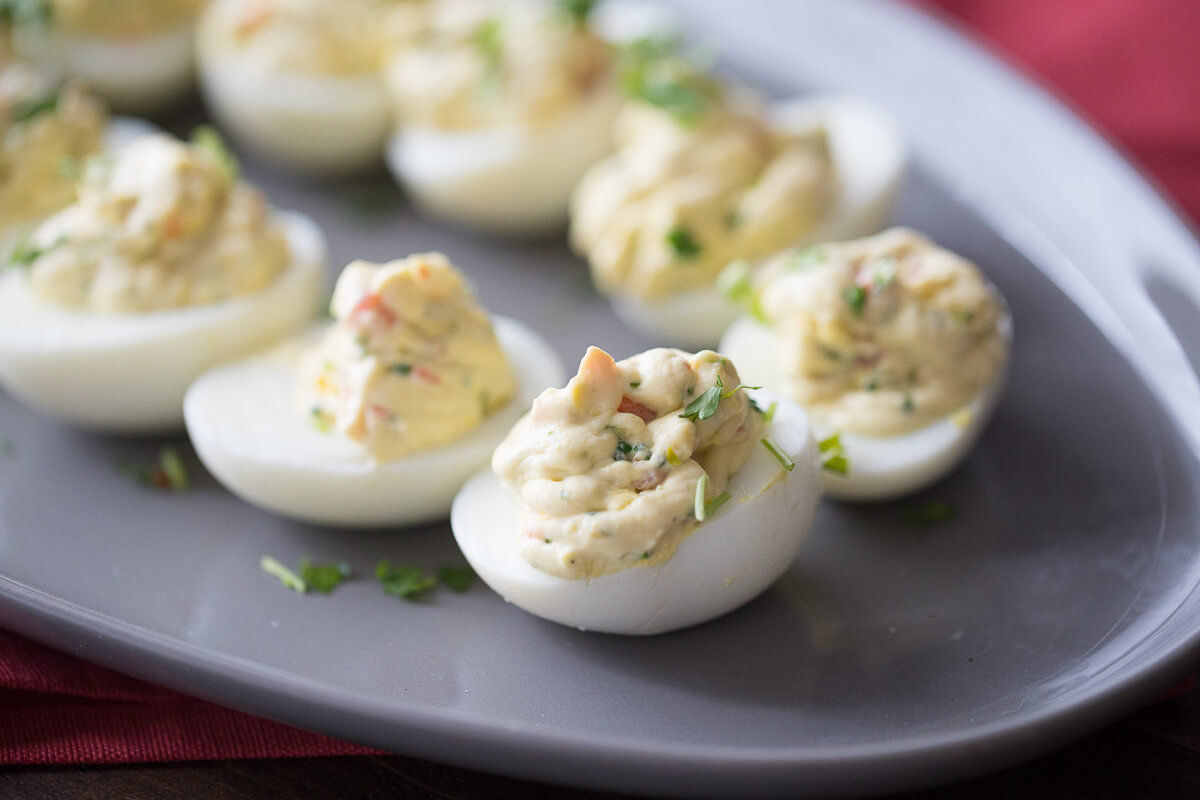 deviled eggs