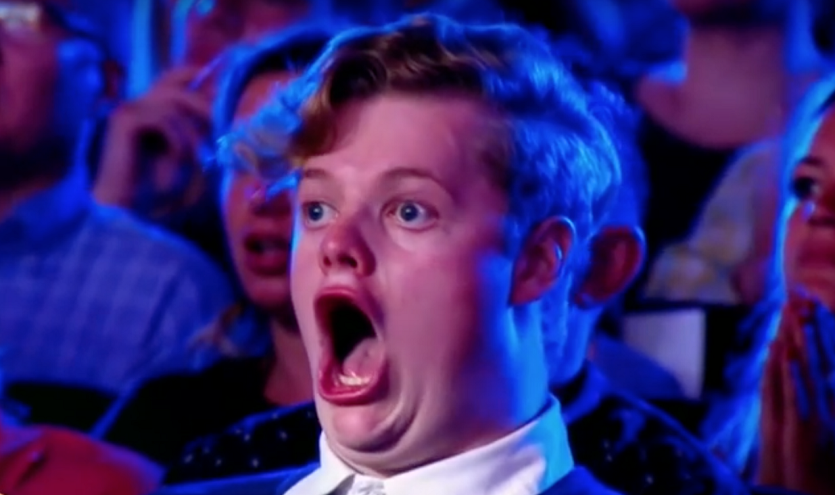 open mouth