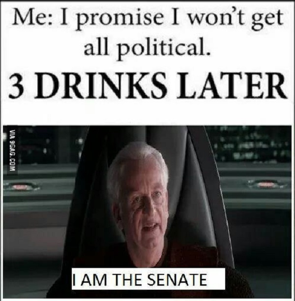3 drinks later meme