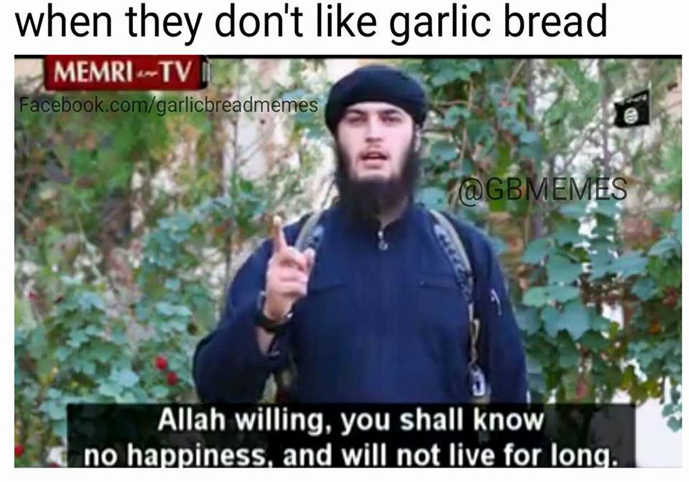 Image Credit: Garlic Bread Memes