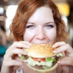 girl eating