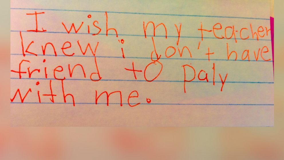 I wish my teacher knew