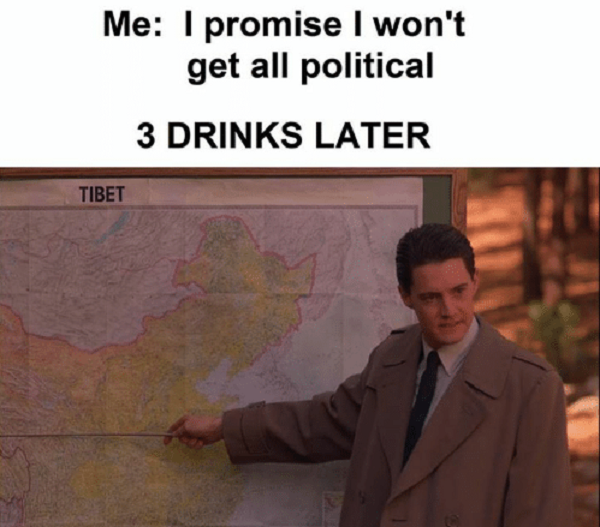 3 drinks later meme