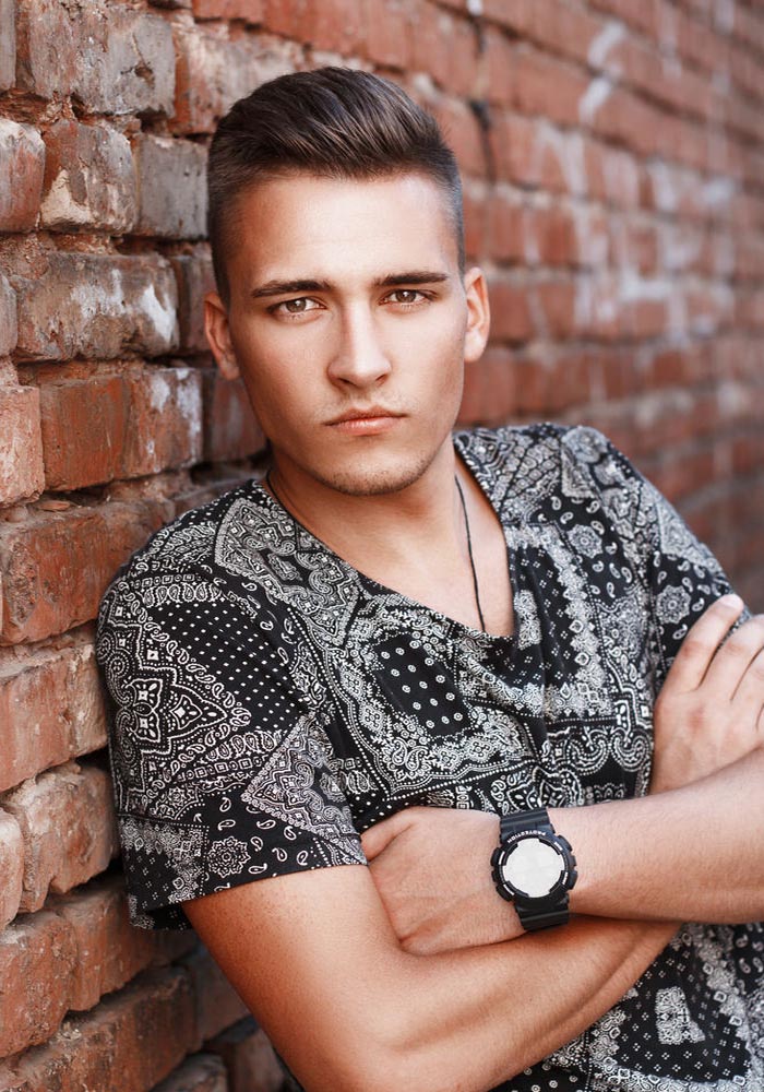 men haircut
