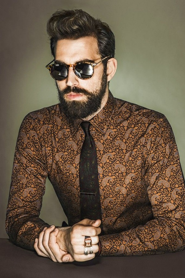 short boxed beard