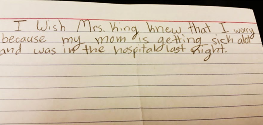 I wish my teacher knew