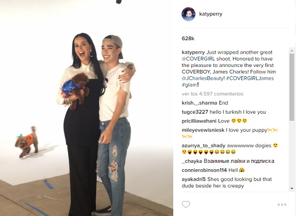 Katy Perry's Instagram account