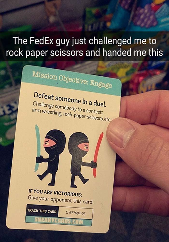 Image Credit: Sneaky Cards
