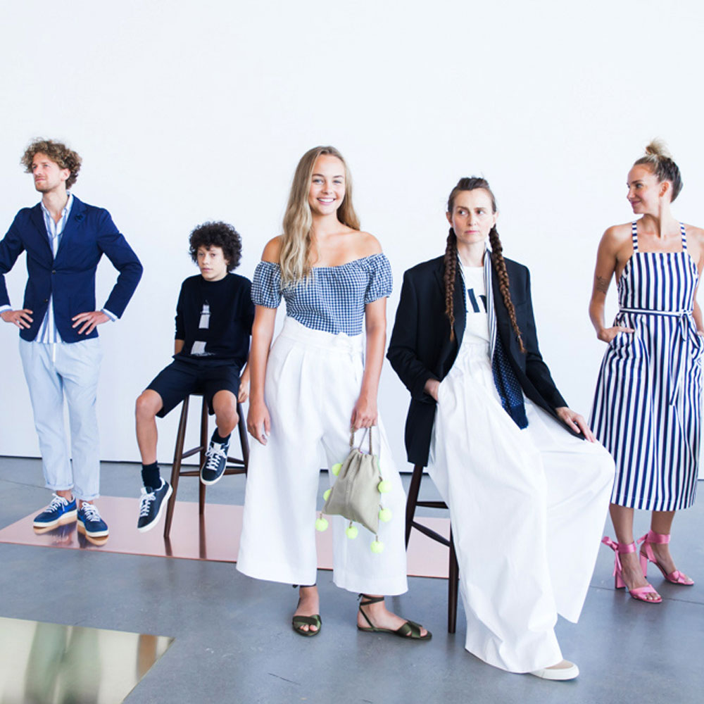 Real people at NYFW, J. Crew.