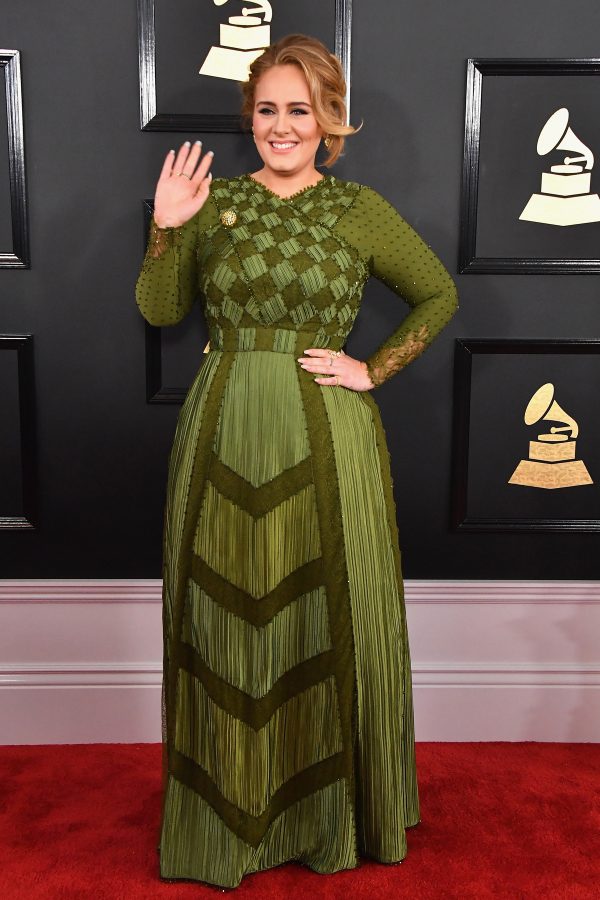 Singer Adele attends The 59th GRAMMY Awards at STAPLES Center. Credits: Steve Granitz.