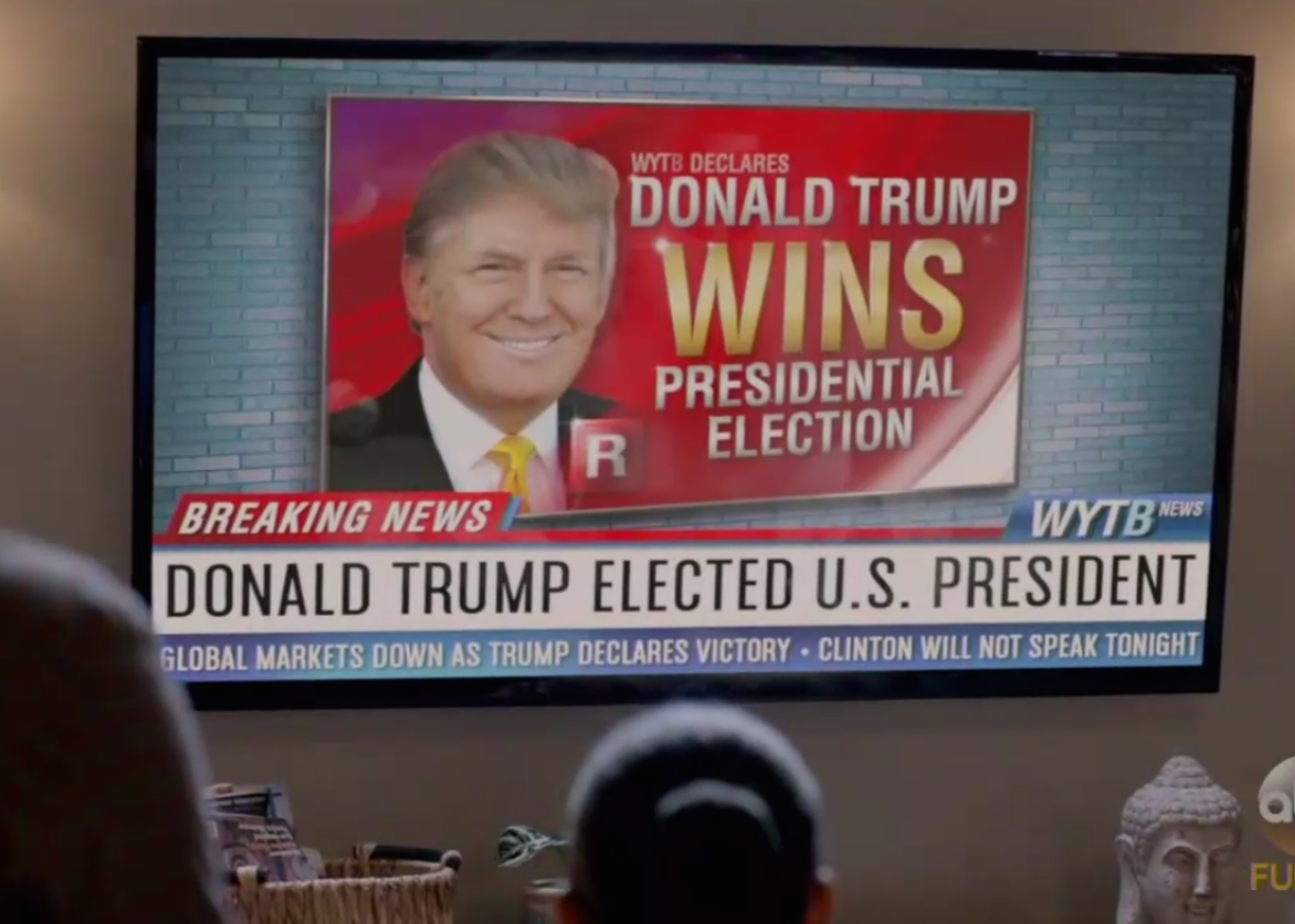 Black-ish discussed the surprising results of the election in a recent episode.