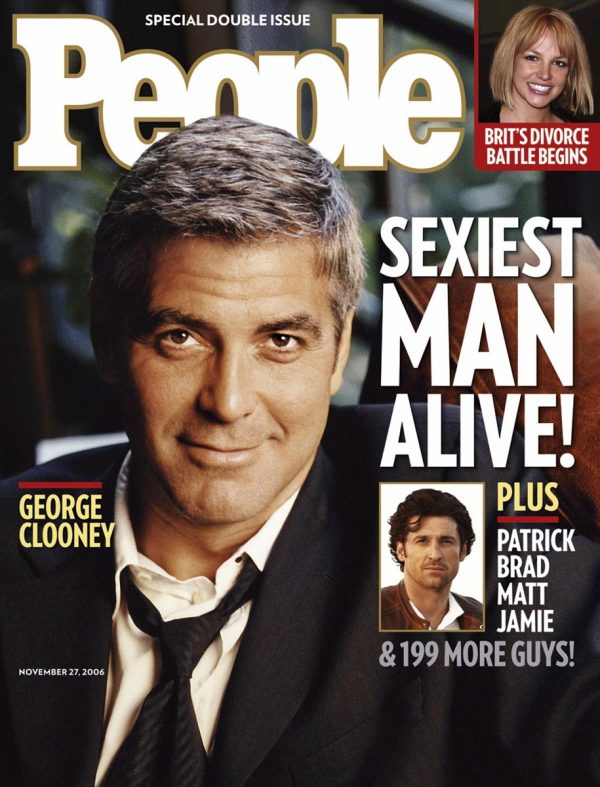 George Clooney Sexiest Man Alive. PEOPLE 2006