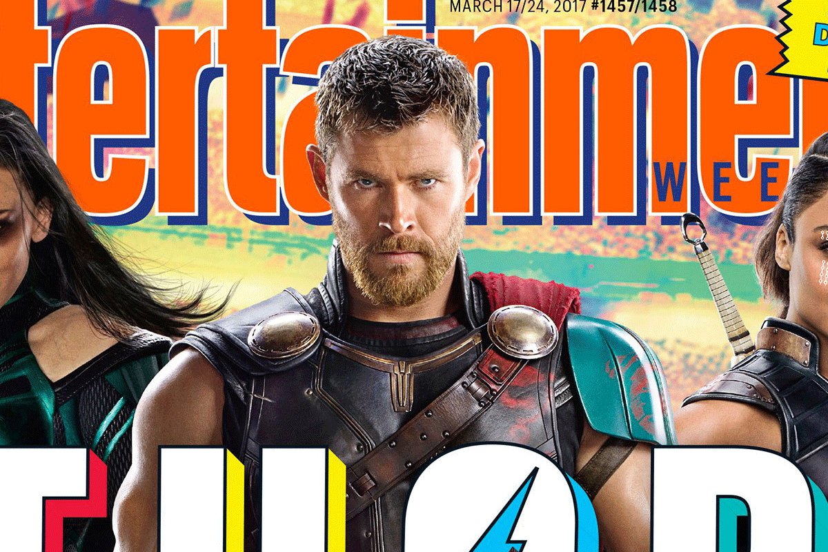 Chris Hemsworth's new hairstyle for Thor: Ragnarok.