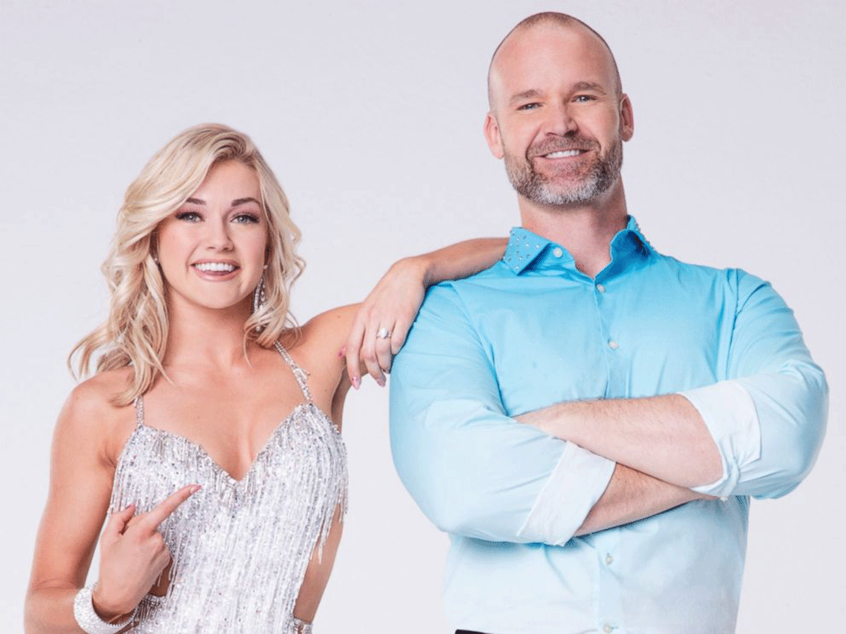 David Ross, right, will compete with pro Lindsay Arnold on the new season of "Dancing With the Stars."