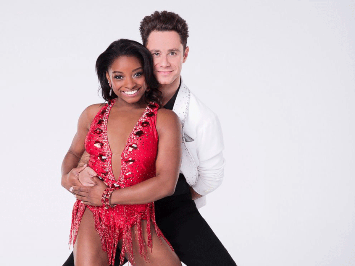 Simone Biles will compete with pro Sasha Farber on the new season of "Dancing With the Stars."