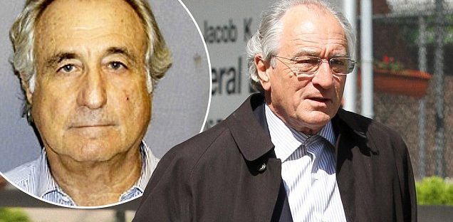 robert de niro Bernard Madoff