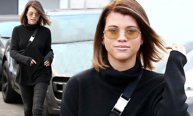 *EXCLUSIVE* Sofia Richie goes back to her Brunette Hair
