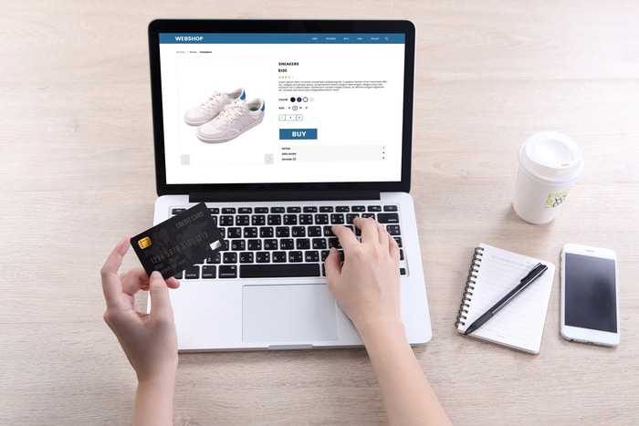 Woman Buying Online