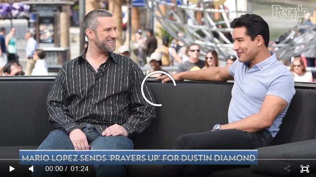 Saved by the Bell Star Dustin Diamond Diagnosed with Stage 4 Cancer