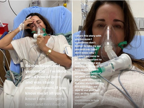 Actress Kyle Richards Hospitalized After Multiple Bee Stings In Her Beverly Home