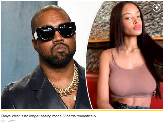 Kanye West Calls It Quits With Vinetria; Their Romance Is Over