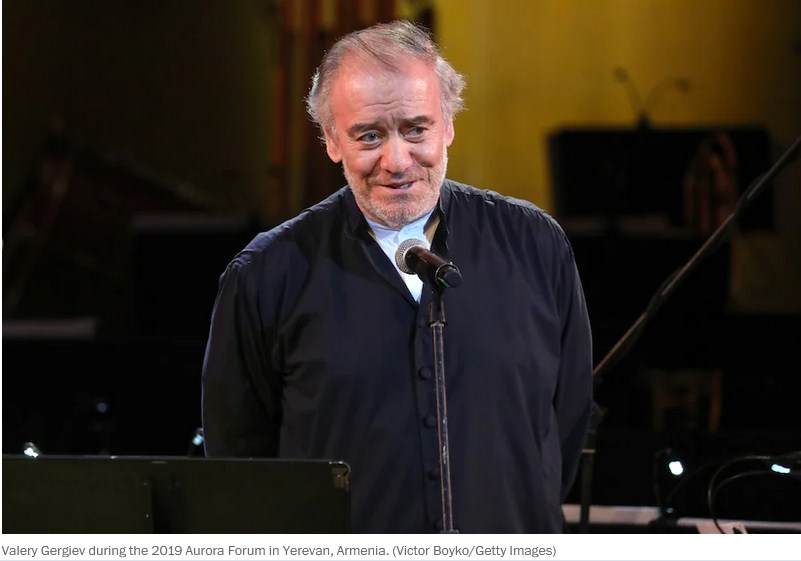 Carnegie Hall Cancels Performances by Valery Gergiev; Munich Agent Fires Him