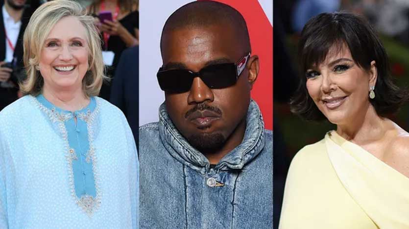 Kanye West Deletes Instagram Posts after Jabbing the Clintons, Kris Jenner, Others