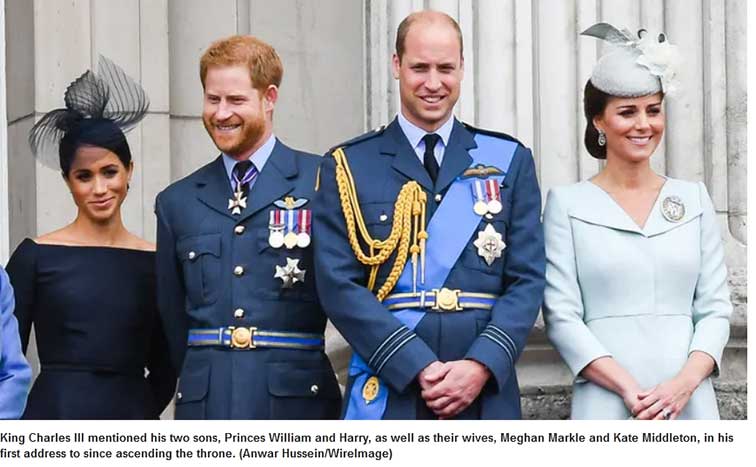 King Charles III Names William and Catherine, Prince and Princess of Wales