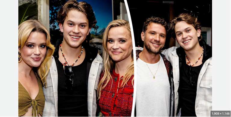 Reese Witherspoon Reunites with Ex-Husband Ryan Phillippe at Son’s Album Launch